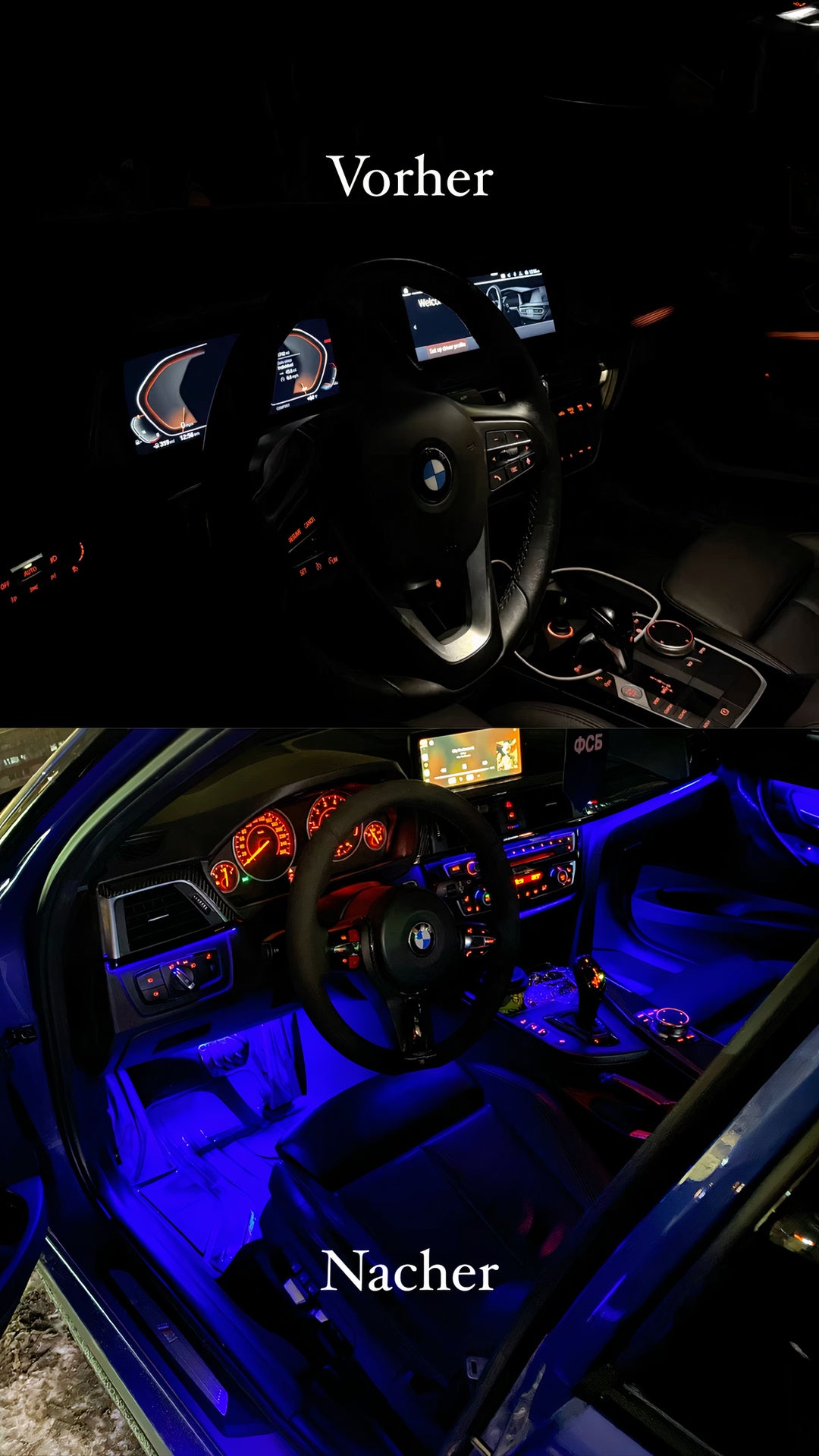 RGB-LED-Innenbeleuchtungsset für Autos