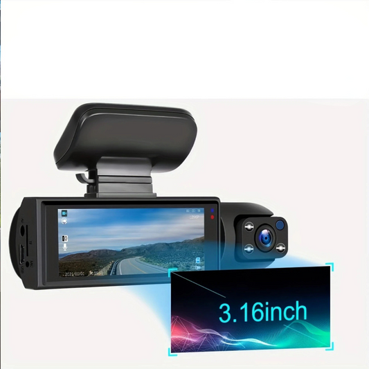 HD-Dashcam mit Doppelobjektiv