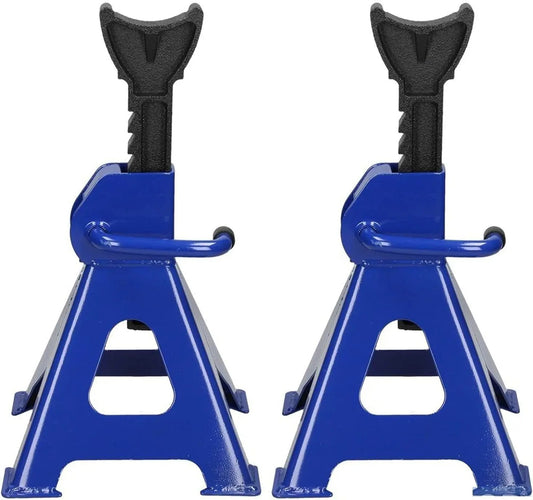 2x 3 Tonnen Unterstellböcke aus Stahl (verstellbar)